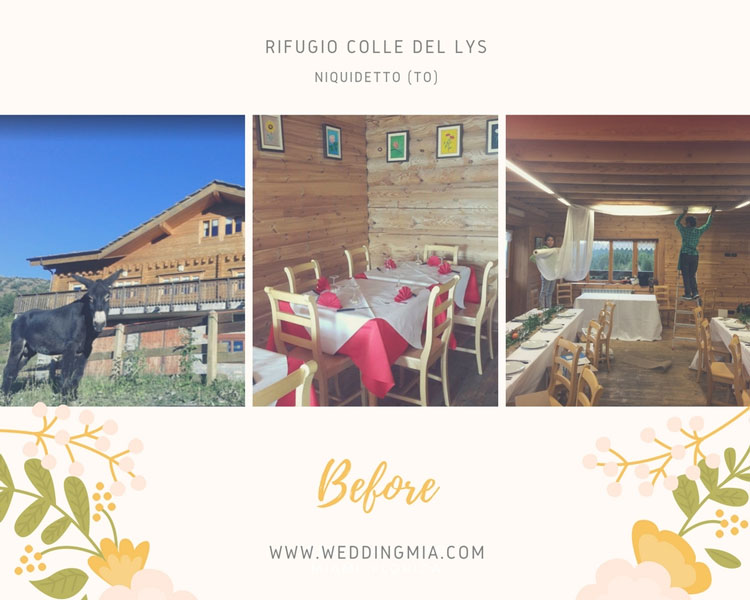 Matrimonio in rifugio in monatgna